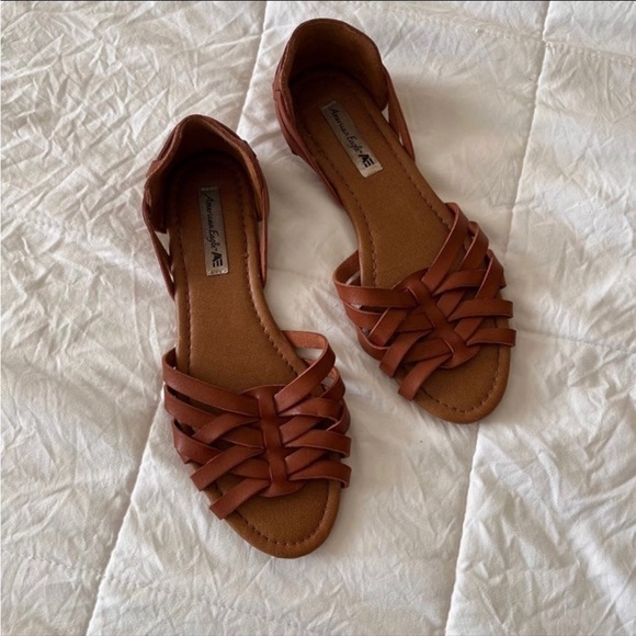 American Eagle Outfitters Shoes - American Eagle‎ Brown Sandals size 6